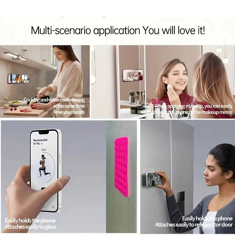Double-Sided Silicone Suction Phone Mount