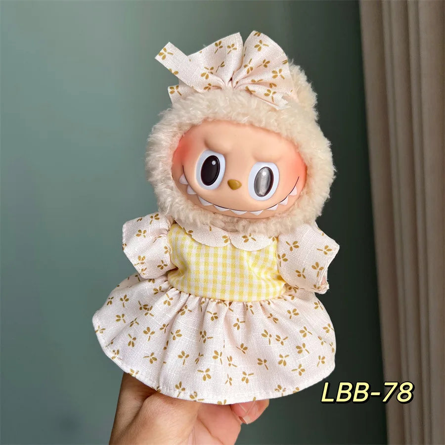 Labubu Mini Doll Clothes Set