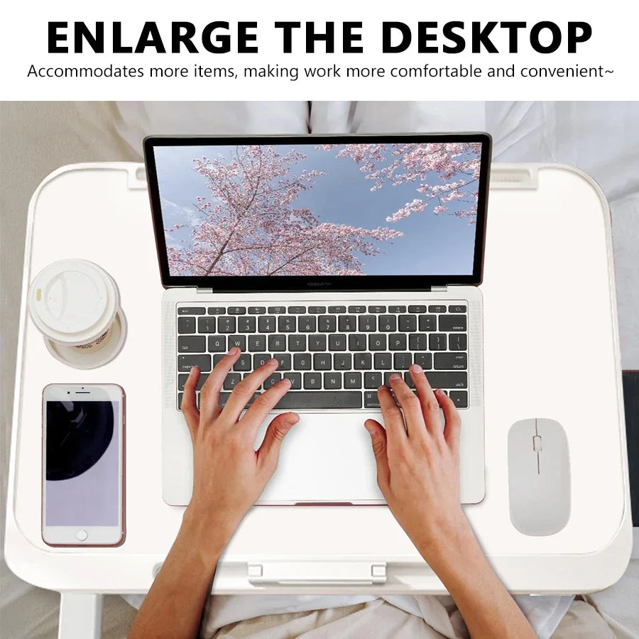 LIUSHADUOLA Foldable Adjustable Laptop Desk