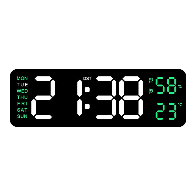 Digital LED Alarm Wall Clock
