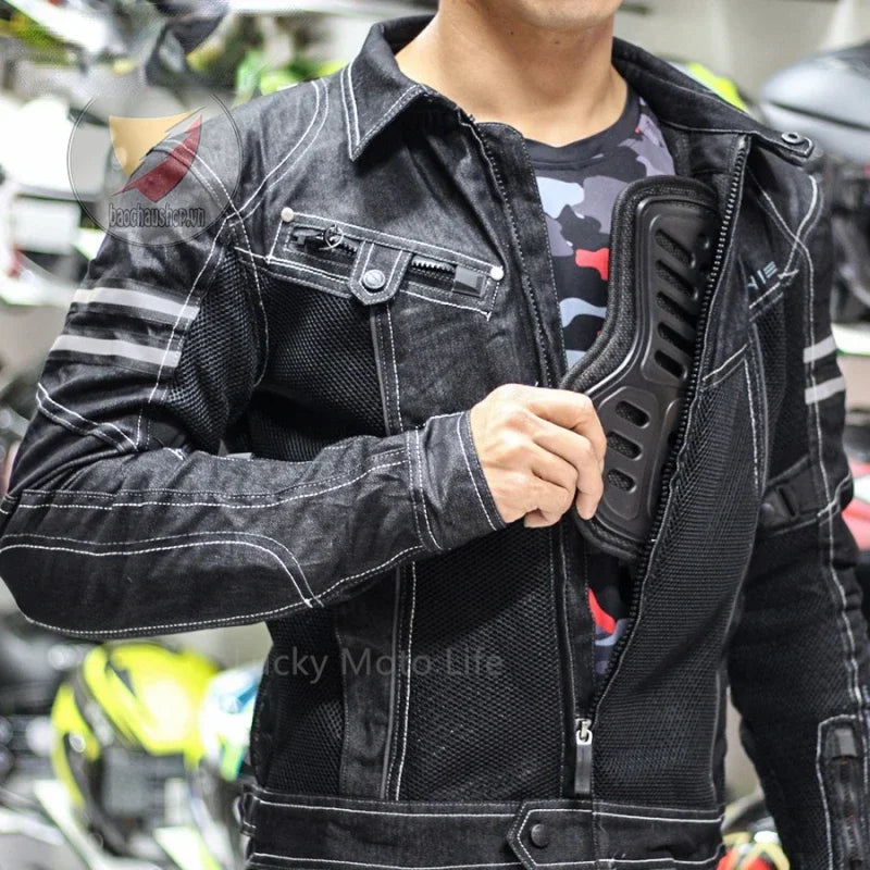 KOMINE JK006 Breathable Motorcycle Jacket
