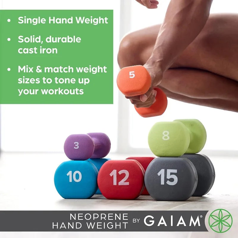 Gaiam Neoprene Dumbbell Single