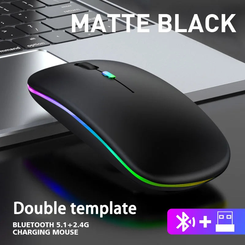 Dual-Mode Wireless RGB Mouse