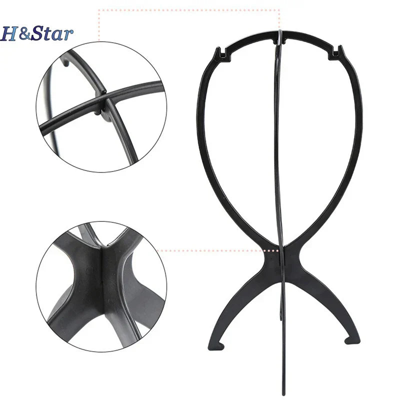 Folding Wig Display Stand Holder