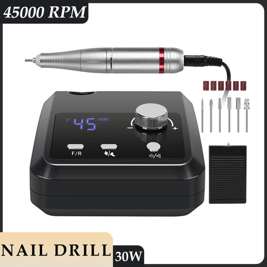 45000RPM Professional Nail Drill Machine