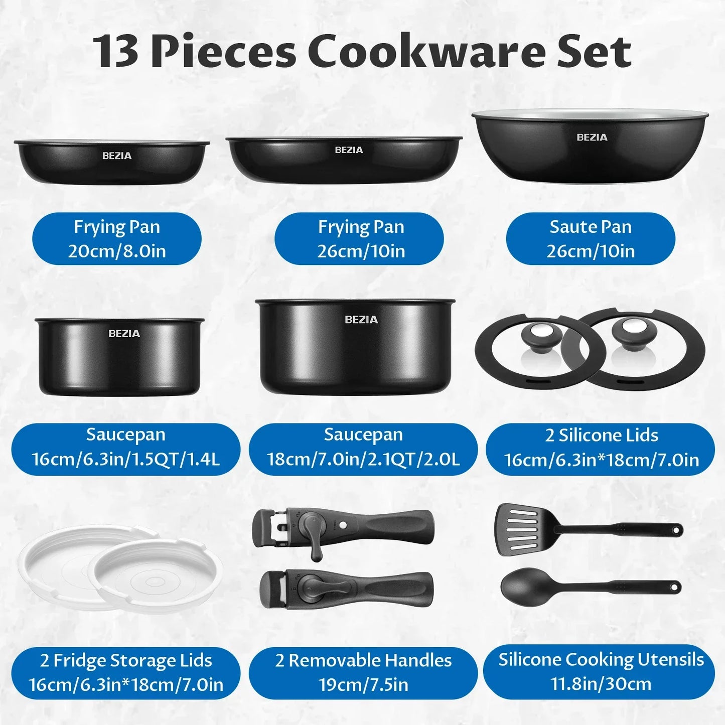 Ceramic Nonstick Cookware Set