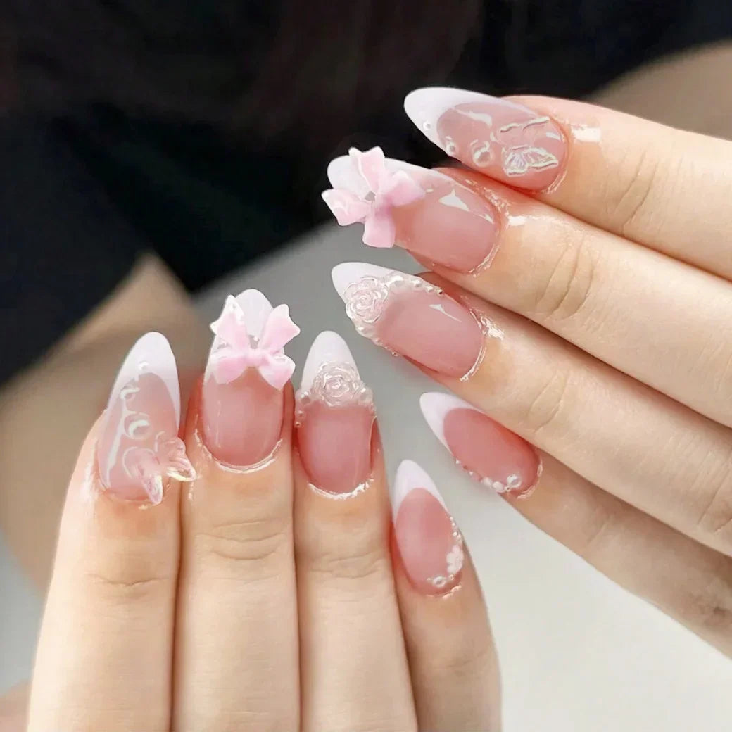 24Pcs Sweet Press-On Nail Set
