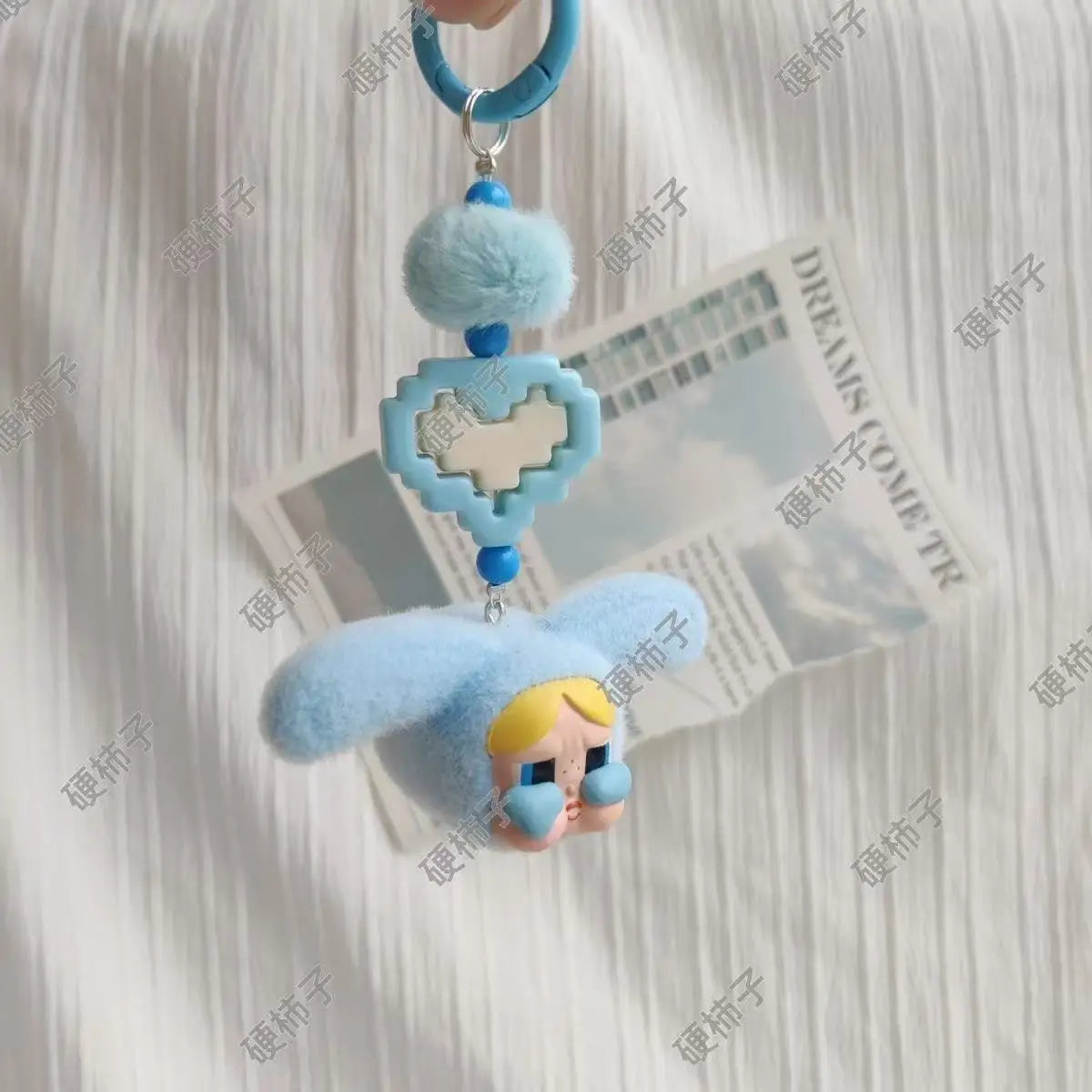 Kawaii Labubu CryBaby Keychain Pendant