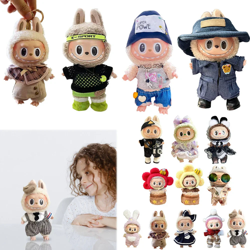 Labubu Mini Doll Clothes Accessories