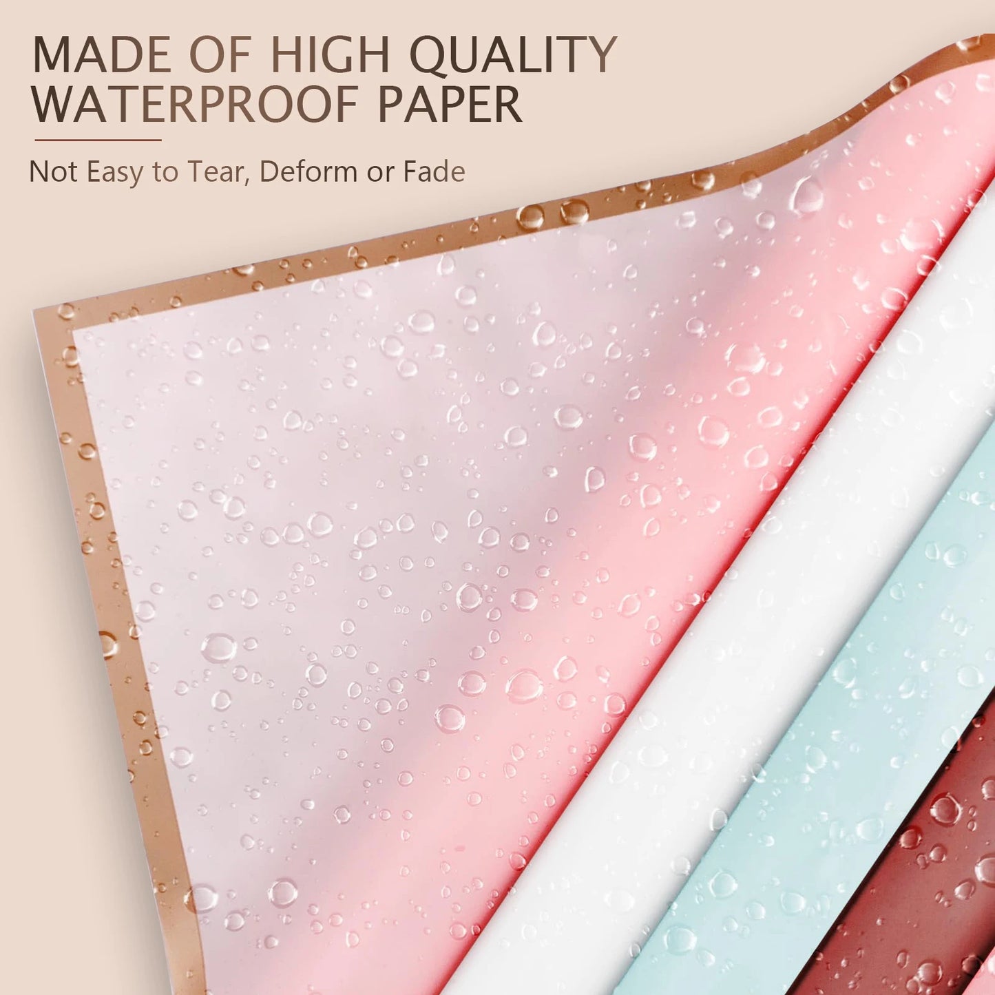 Flower Wrapping Paper Sheets