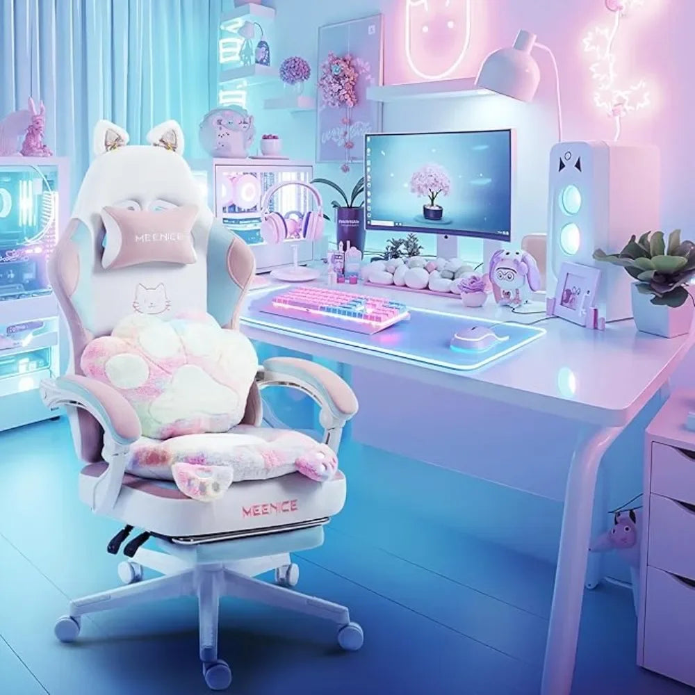 Cute Cat Ear Gaming Chair