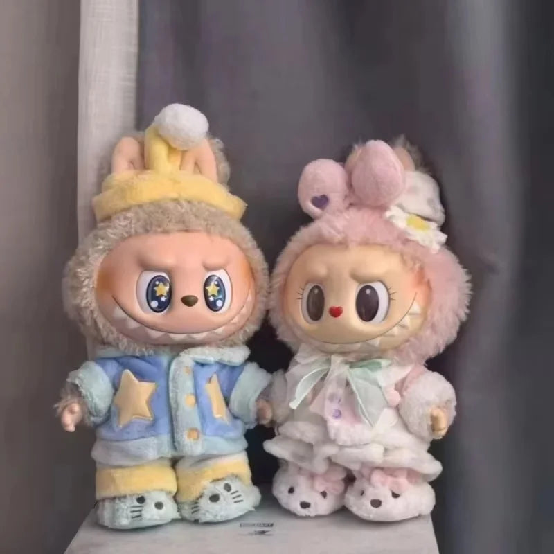 Expected July Labubu 17cm Doll Pajama Outfits