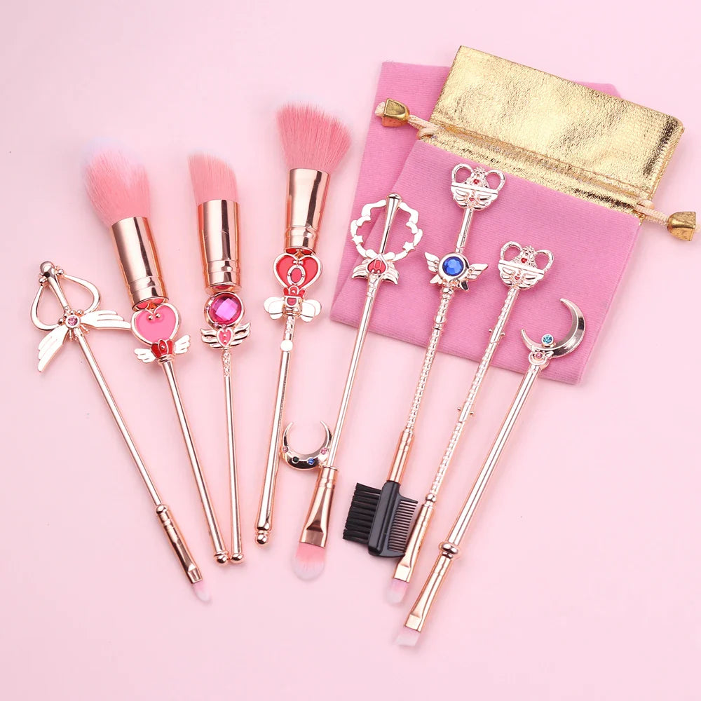 TAKARA TOMY Sailor Moon 8PCS Makeup Brush Set