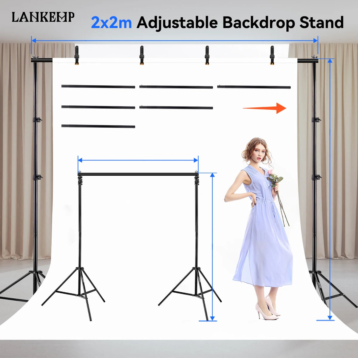 Lankemp Photo Background Bracket Kit