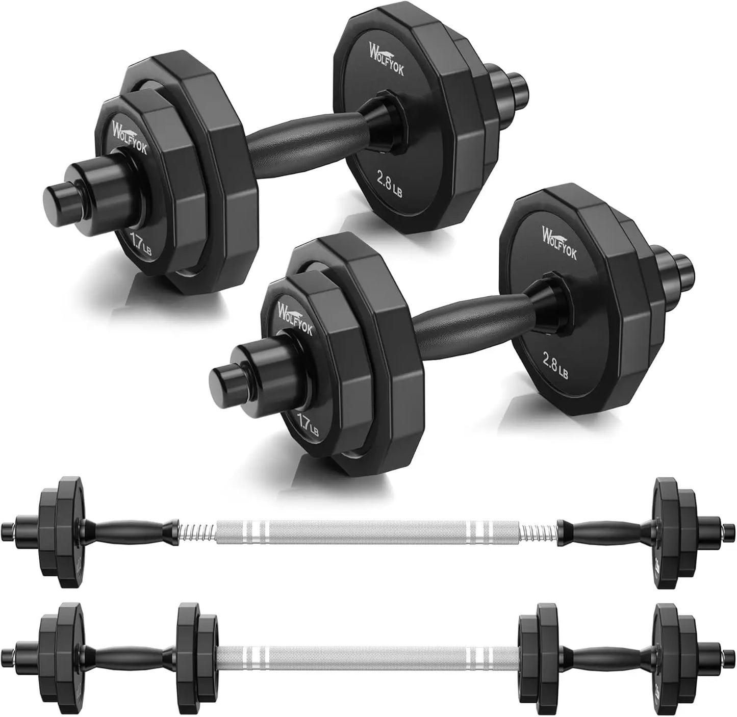 Adjustable Dumbbell Barbell Set