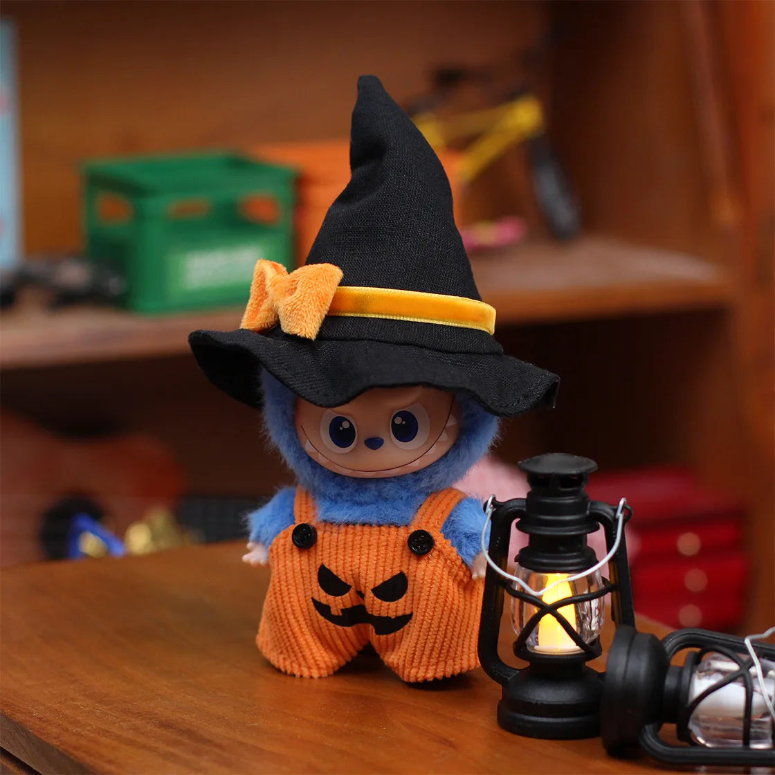 Labubu Halloween Orange Outfit Set