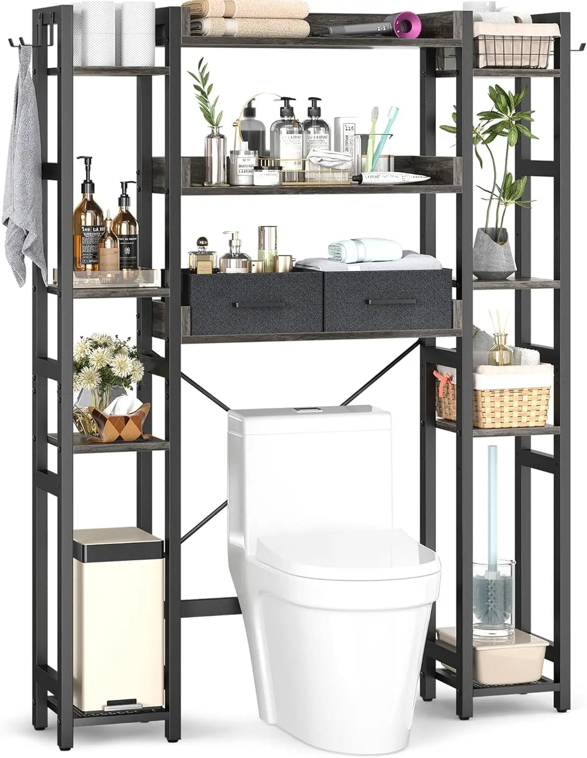 Over Toilet Bathroom Storage Rack