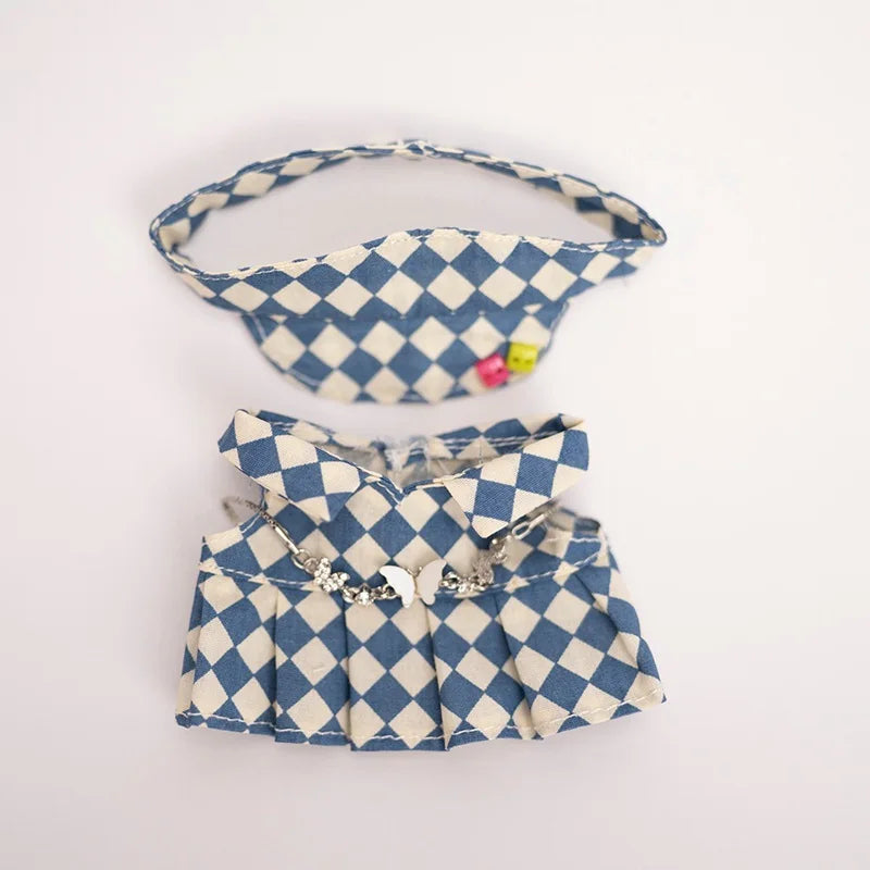 Yoocour Labubu Checkerboard Tennis Outfit