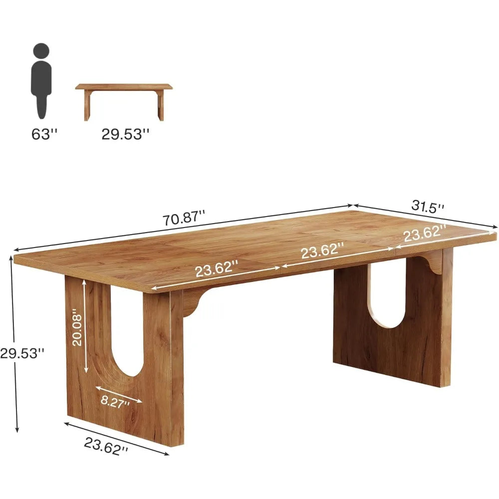 ANGDUO Modern Executive Office Desk