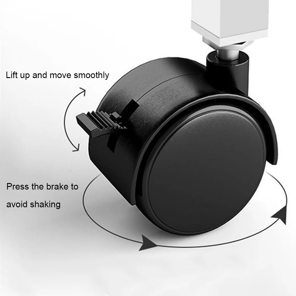 Height-Adjustable Rolling Laptop Desk