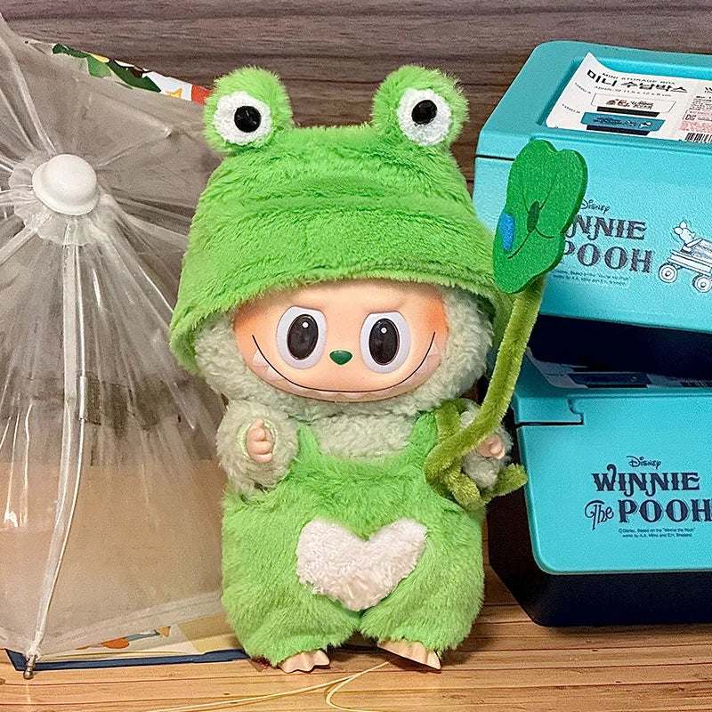 Labubu Macaron Frog Jumpsuit Set