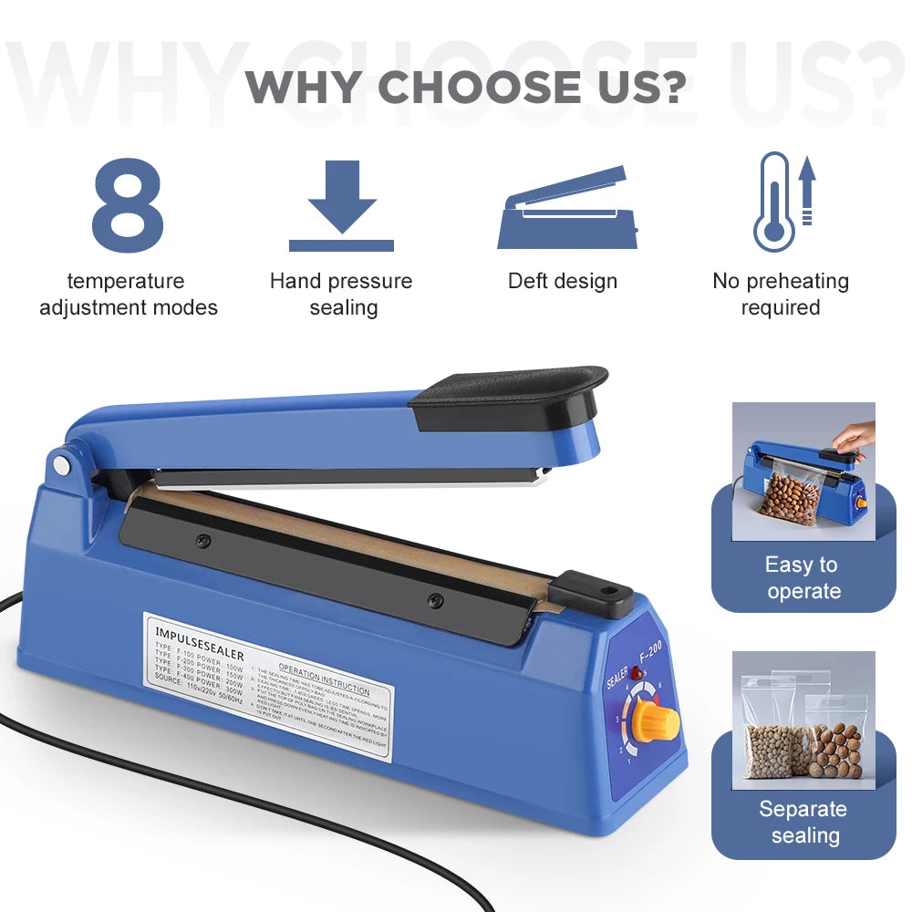 FLAREMORE Manual Vacuum Heat Sealer