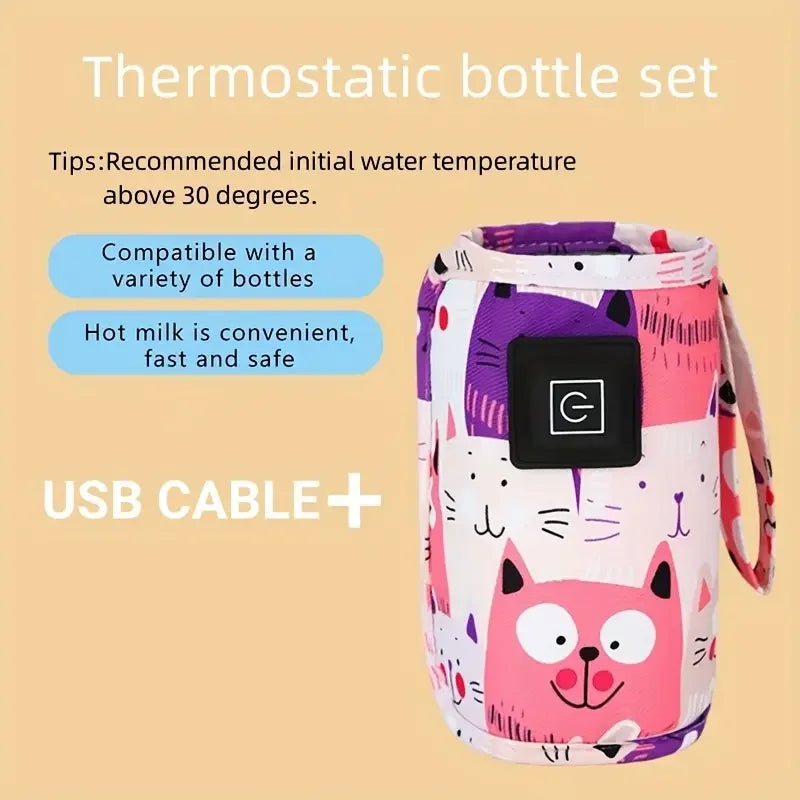 USB Insulated Bottle Heater Pouch