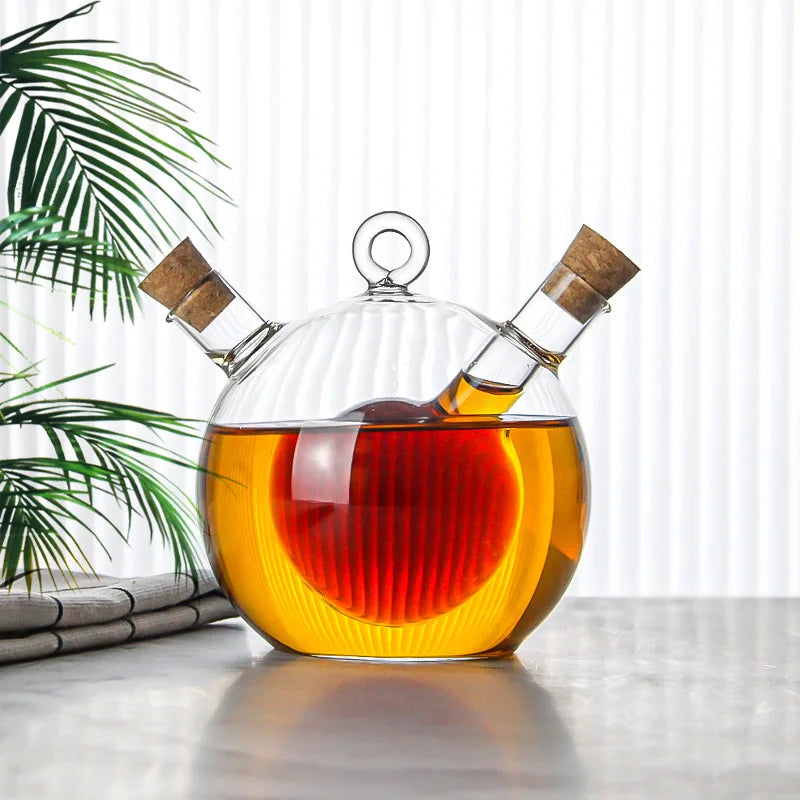2-in-1 Glass Oil Jug