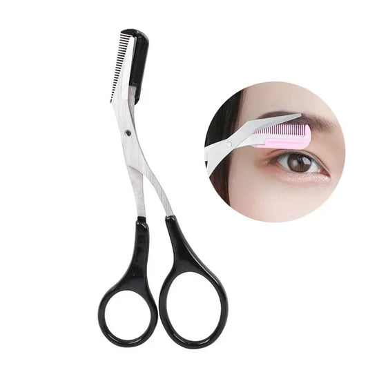 Stainless Steel Eyebrow Trimmer Set