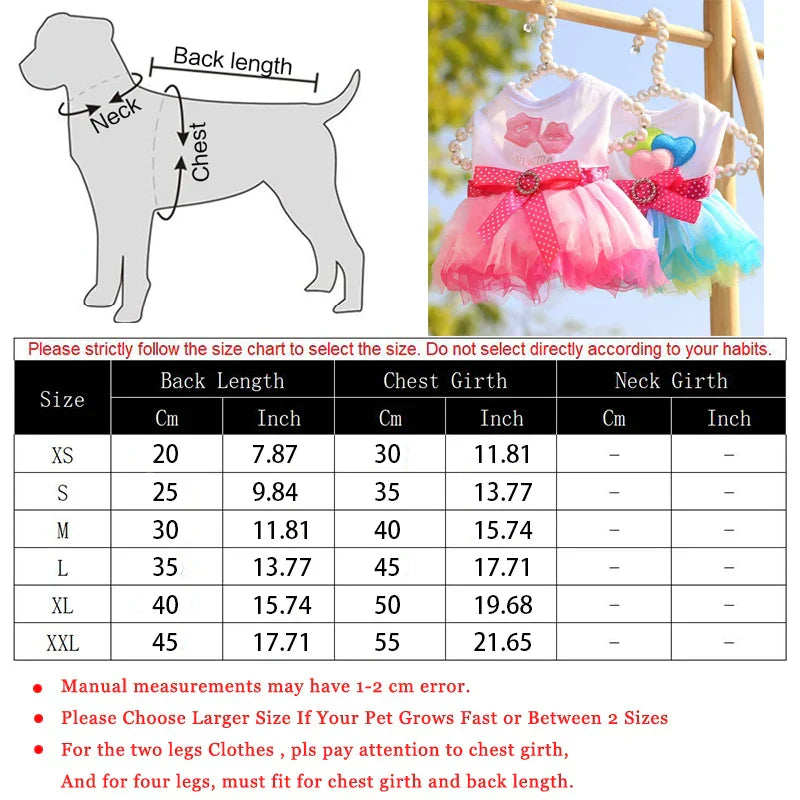 Summer Lace Dog Princess Dress