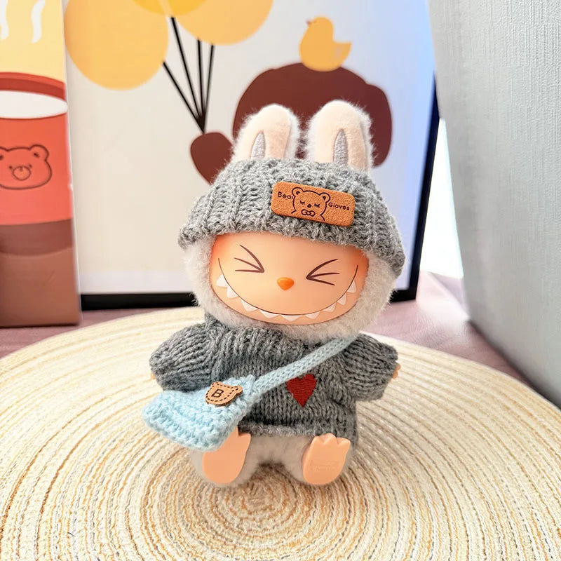 Labubu Baby Sweater Dress Set