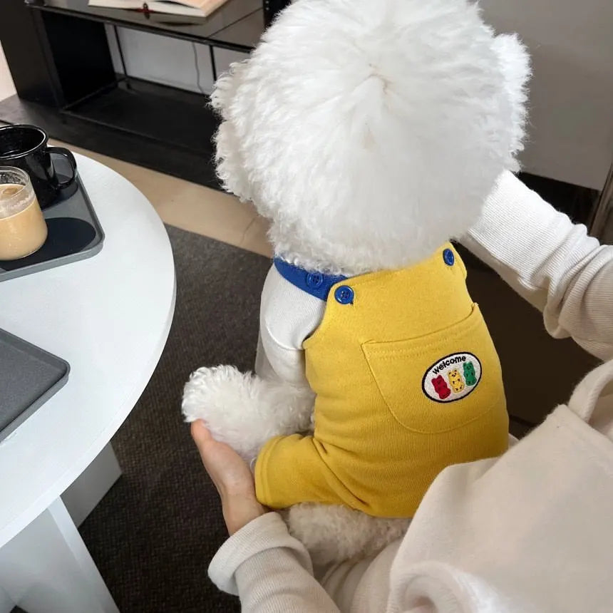 Summer Cute Dog Jumpsuit