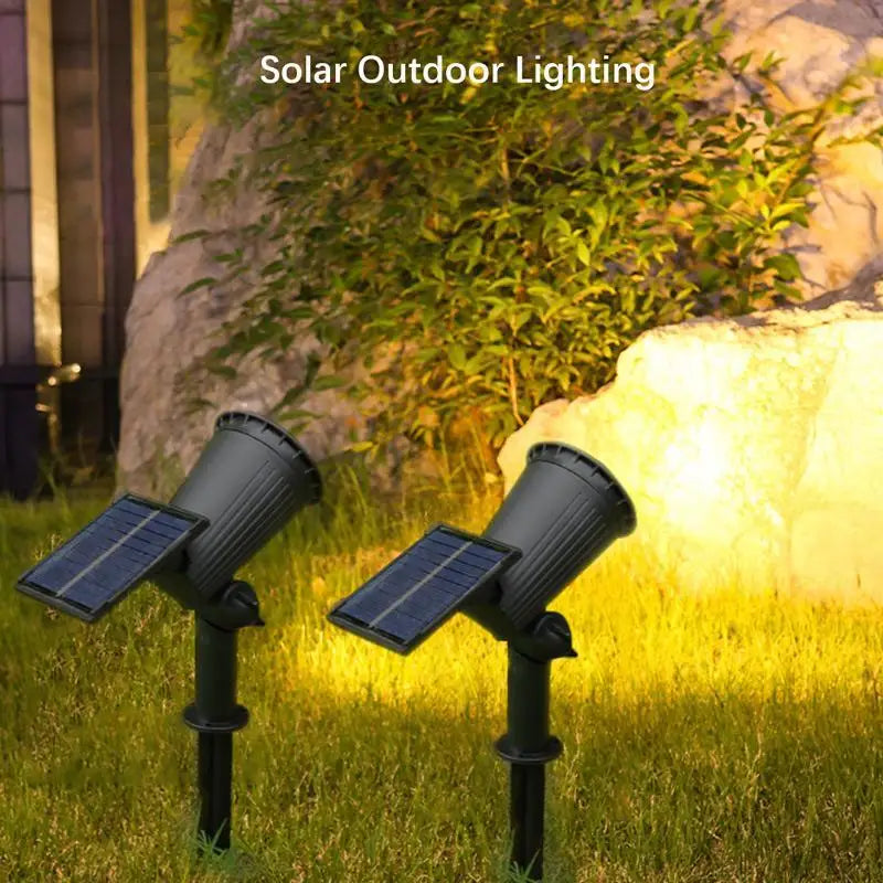 9 LED Solar Garden Spotlights