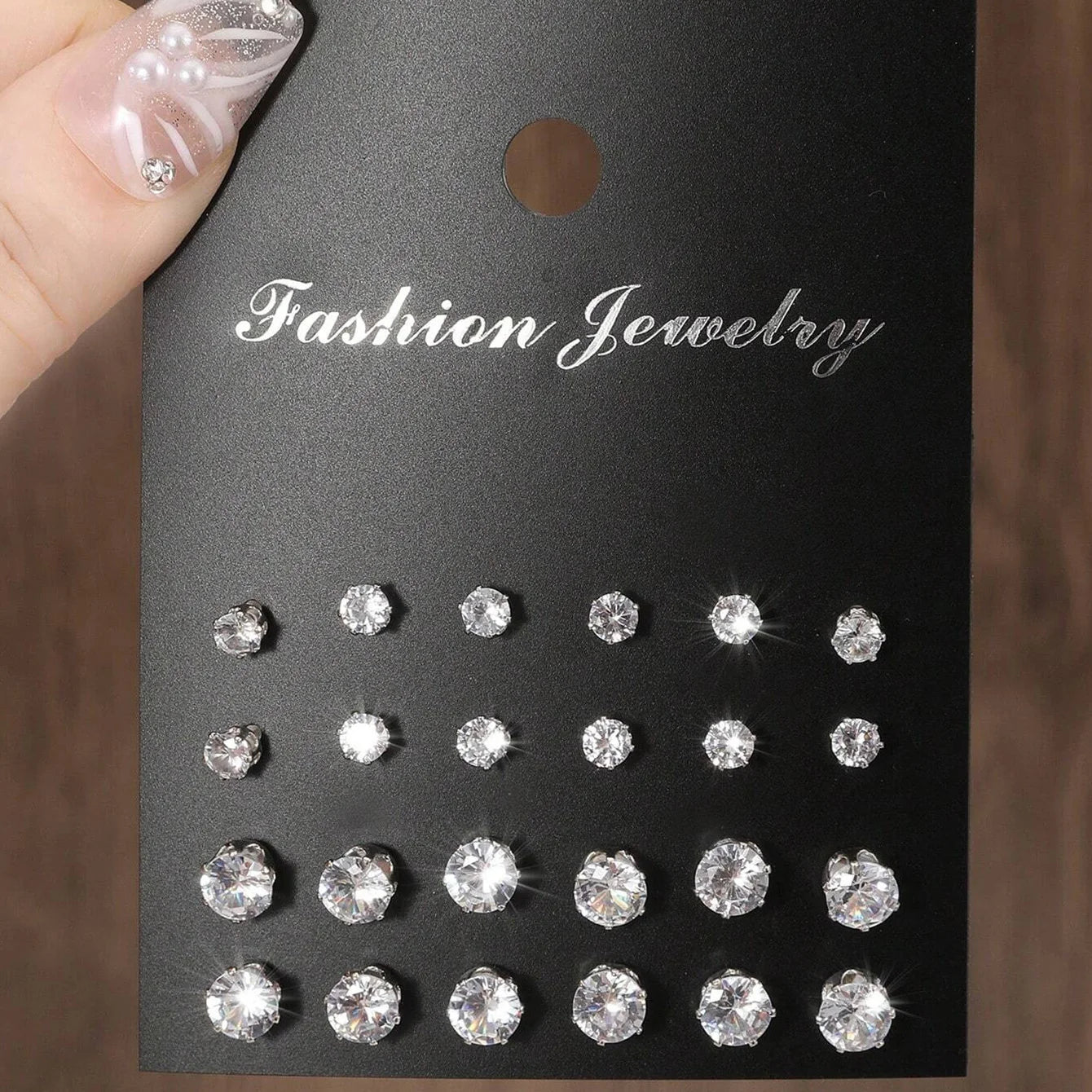 Luxury Zirconia Earrings Set