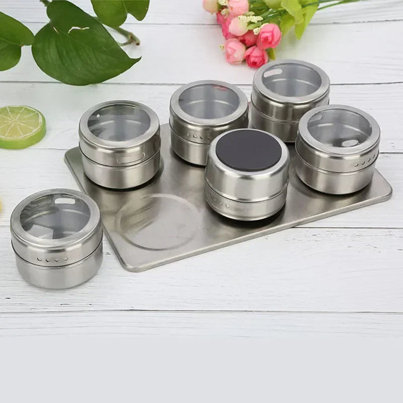 Stainless Steel Spice Containers