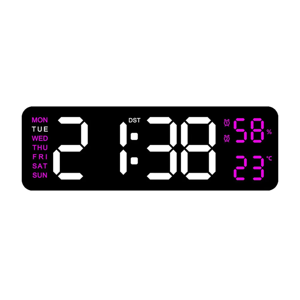Digital LED Alarm Wall Clock