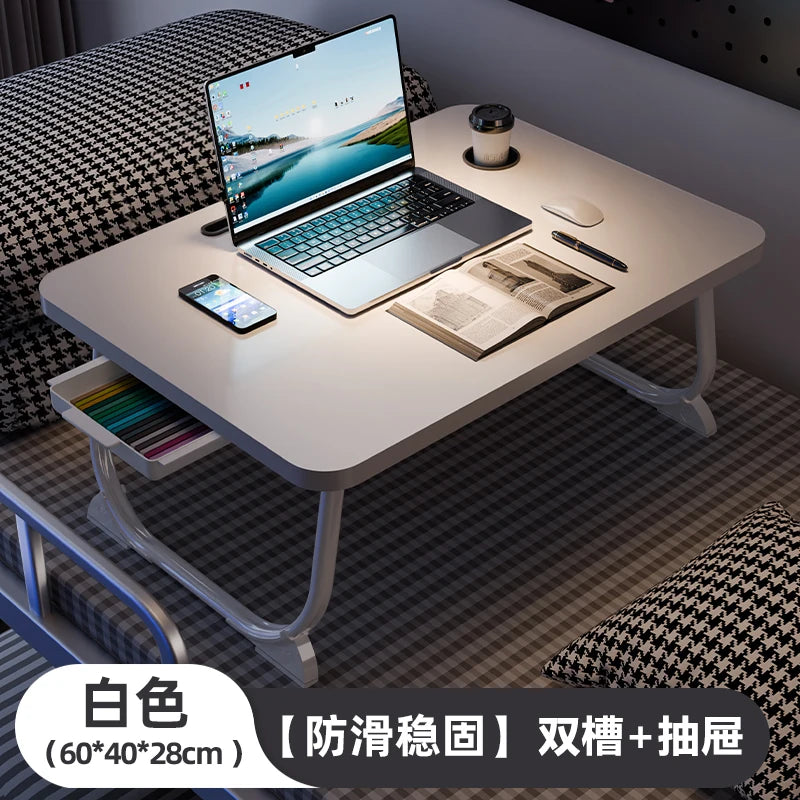 Ergonomic L-Shaped Folding Desk