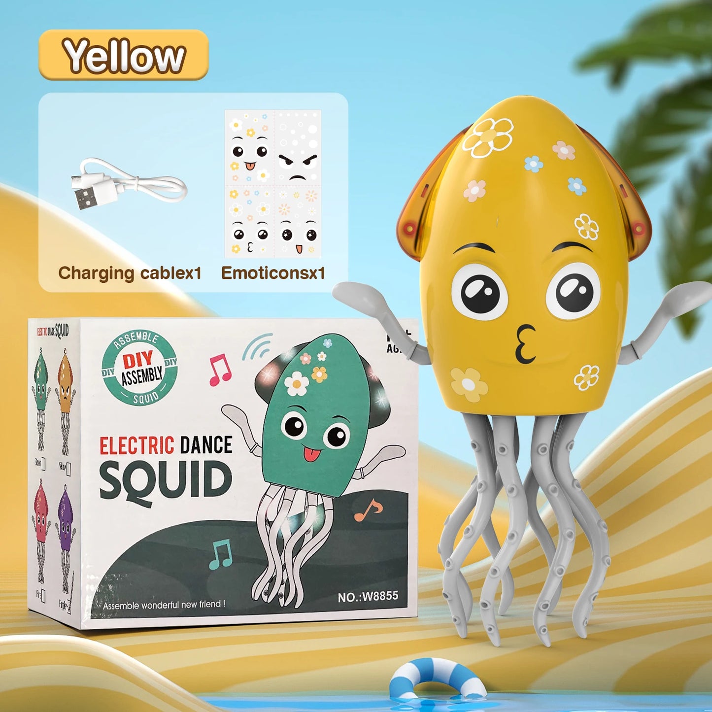 CONUSEA Electric Dancing Squid Toy
