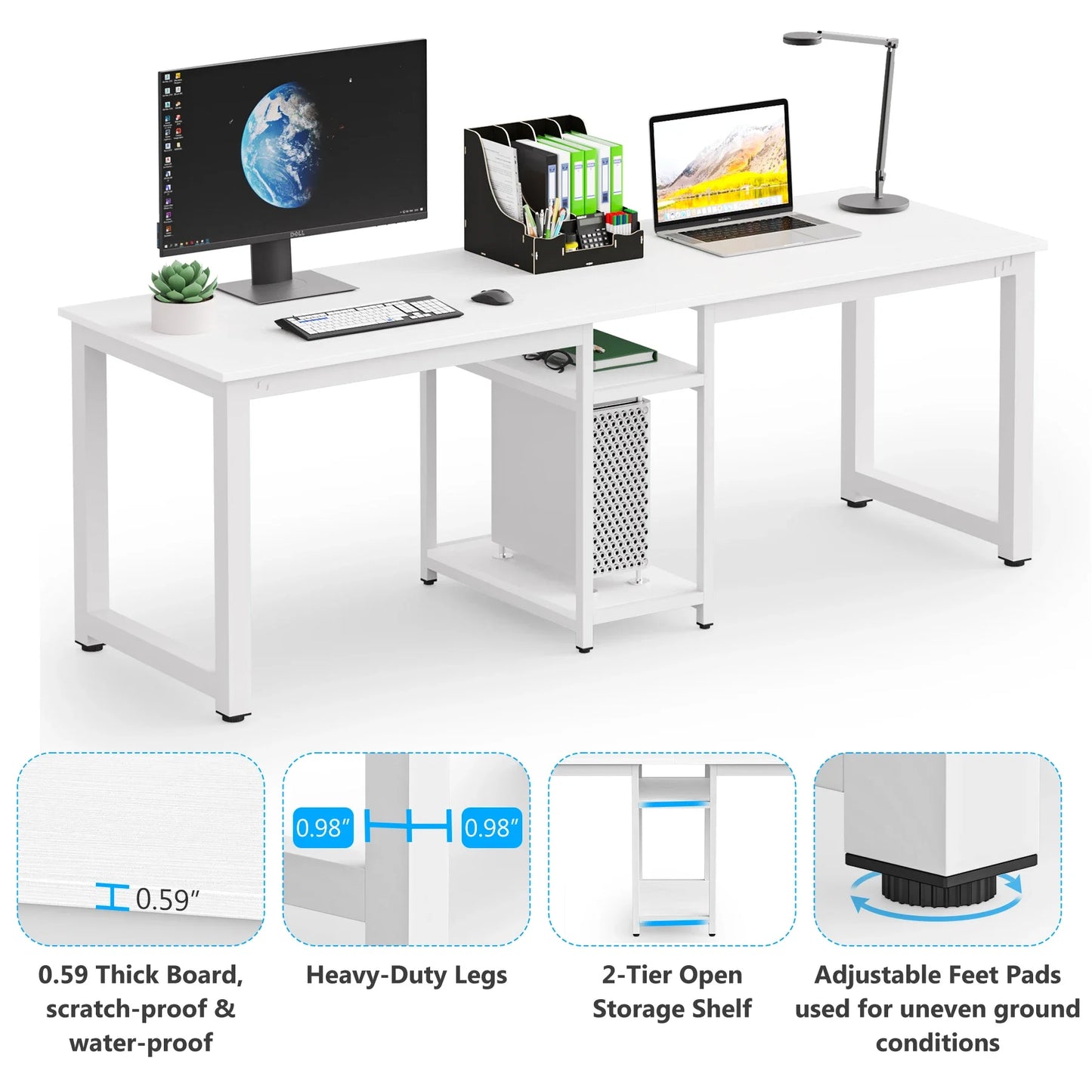 Tribesigns 78-Inch Computer Desk