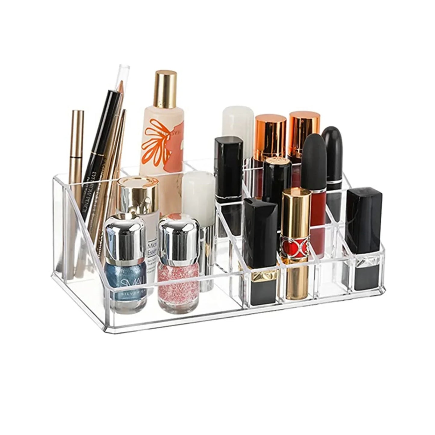 16-Slot Lipstick Holder Organizer