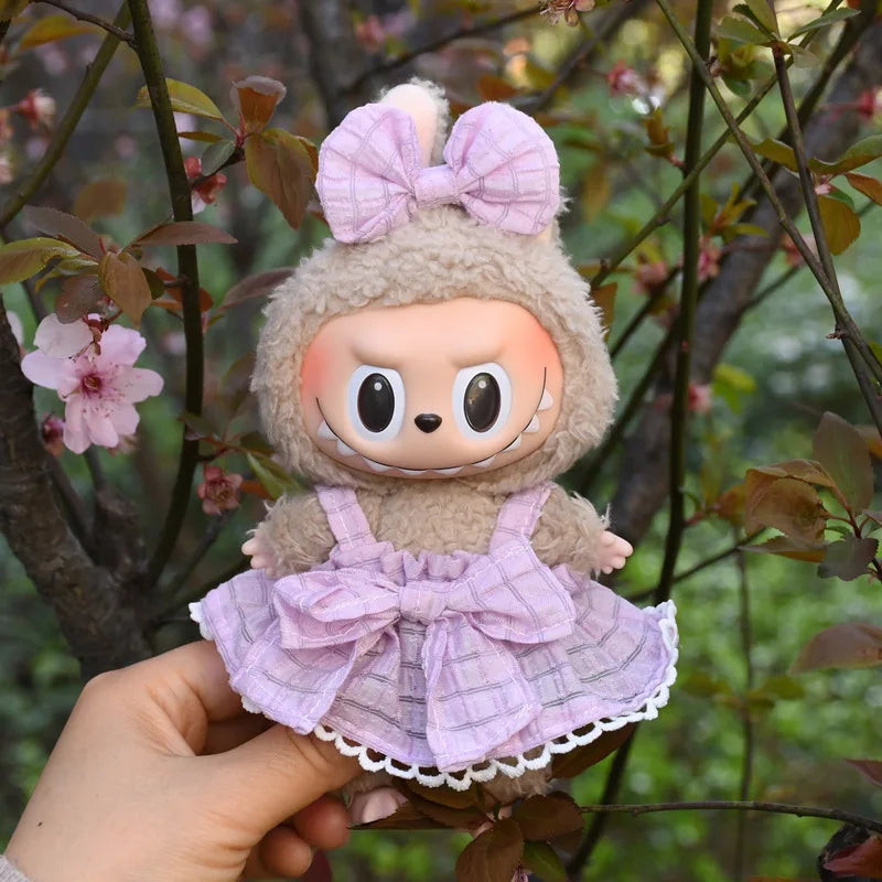 EXO Labubu Overalls Hat Set