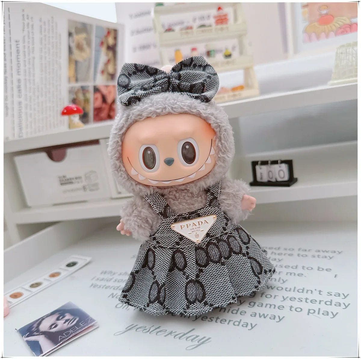 Labubu Sitting Party Outfit Set