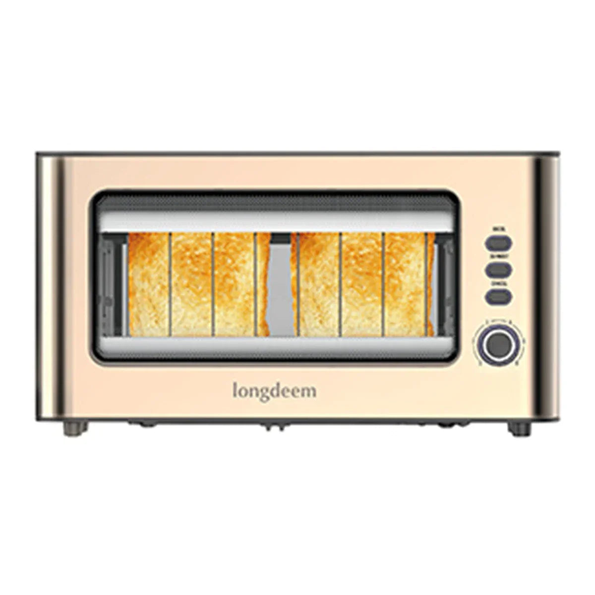 Extra Long Glass Toaster