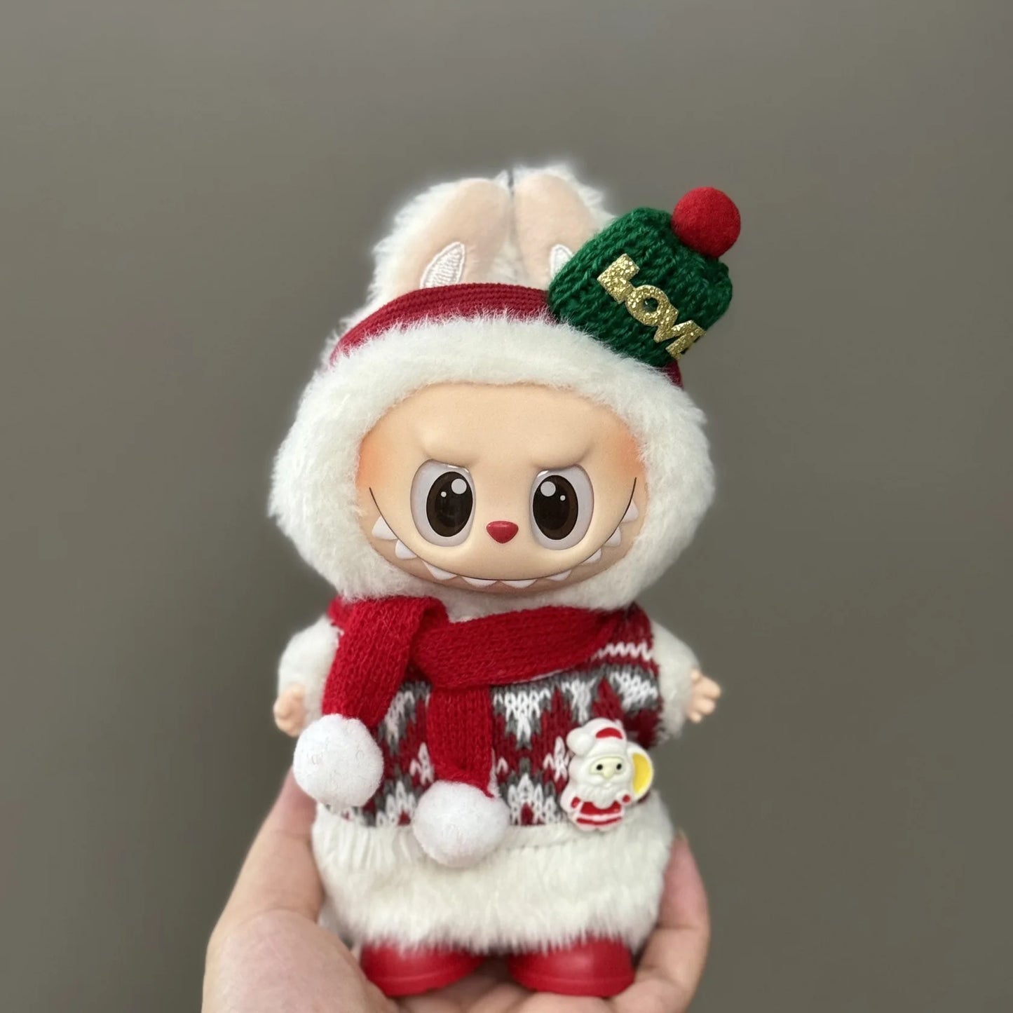 Labubu Christmas Deer Outfit Set