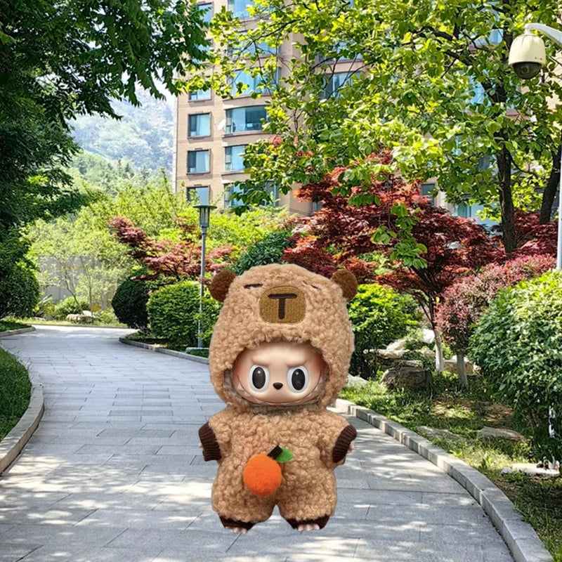 Labubu 17cm Hoodie Jeans Set