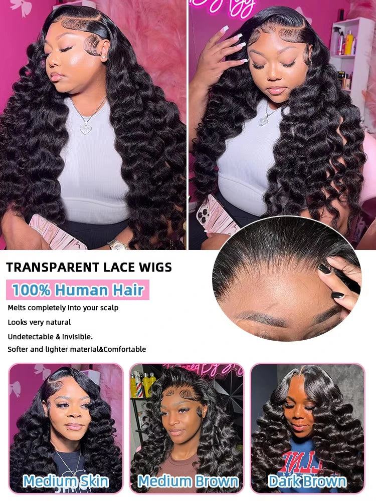 Loose Deep Wave Lace Wig