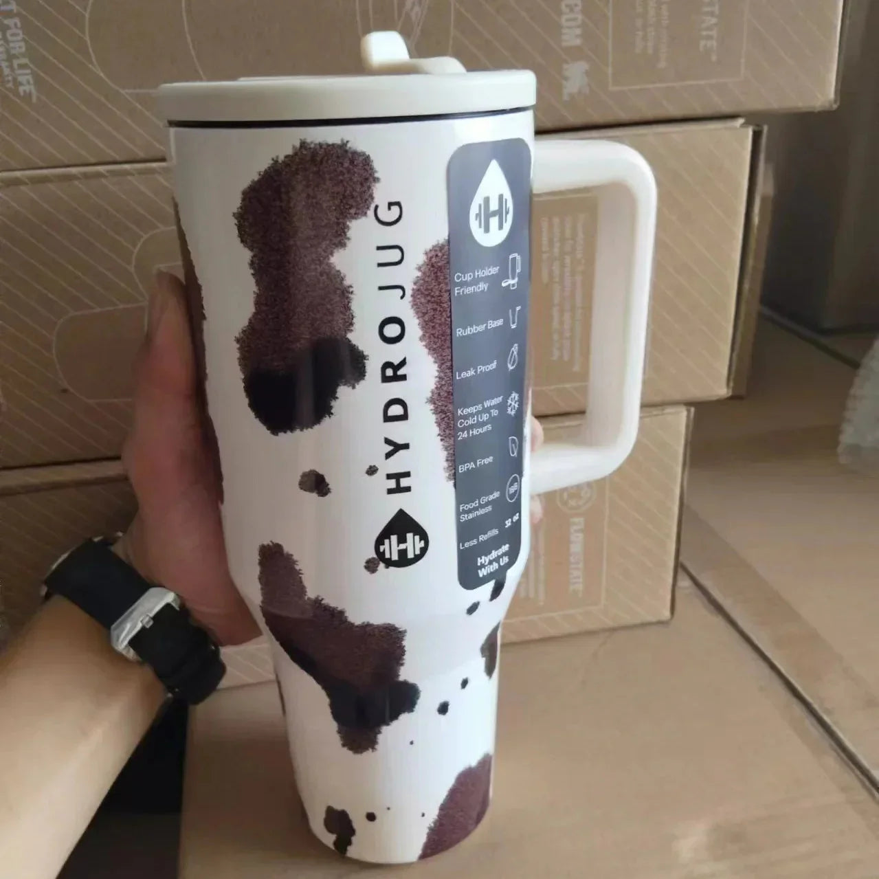 HydroJug 40 OZ Insulated Car Cup - light purple