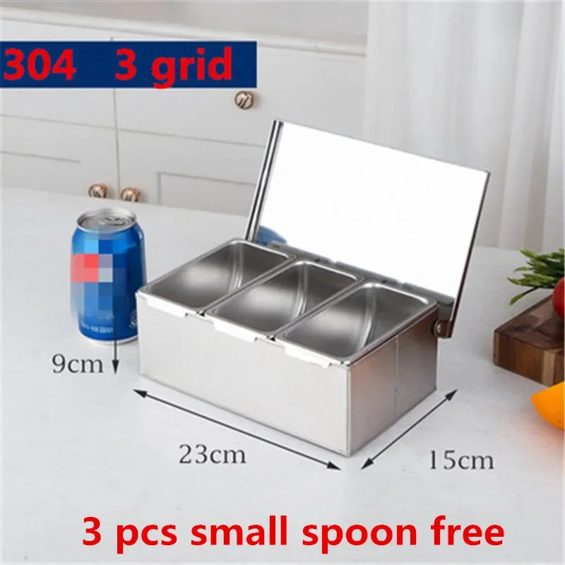 Stainless Steel Seasoning Box
