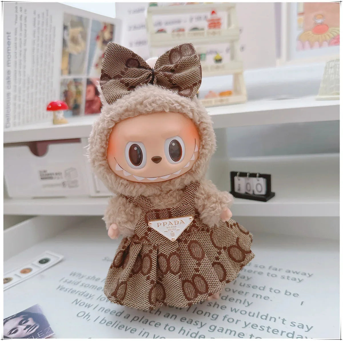 Labubu Sitting Party Outfit Set