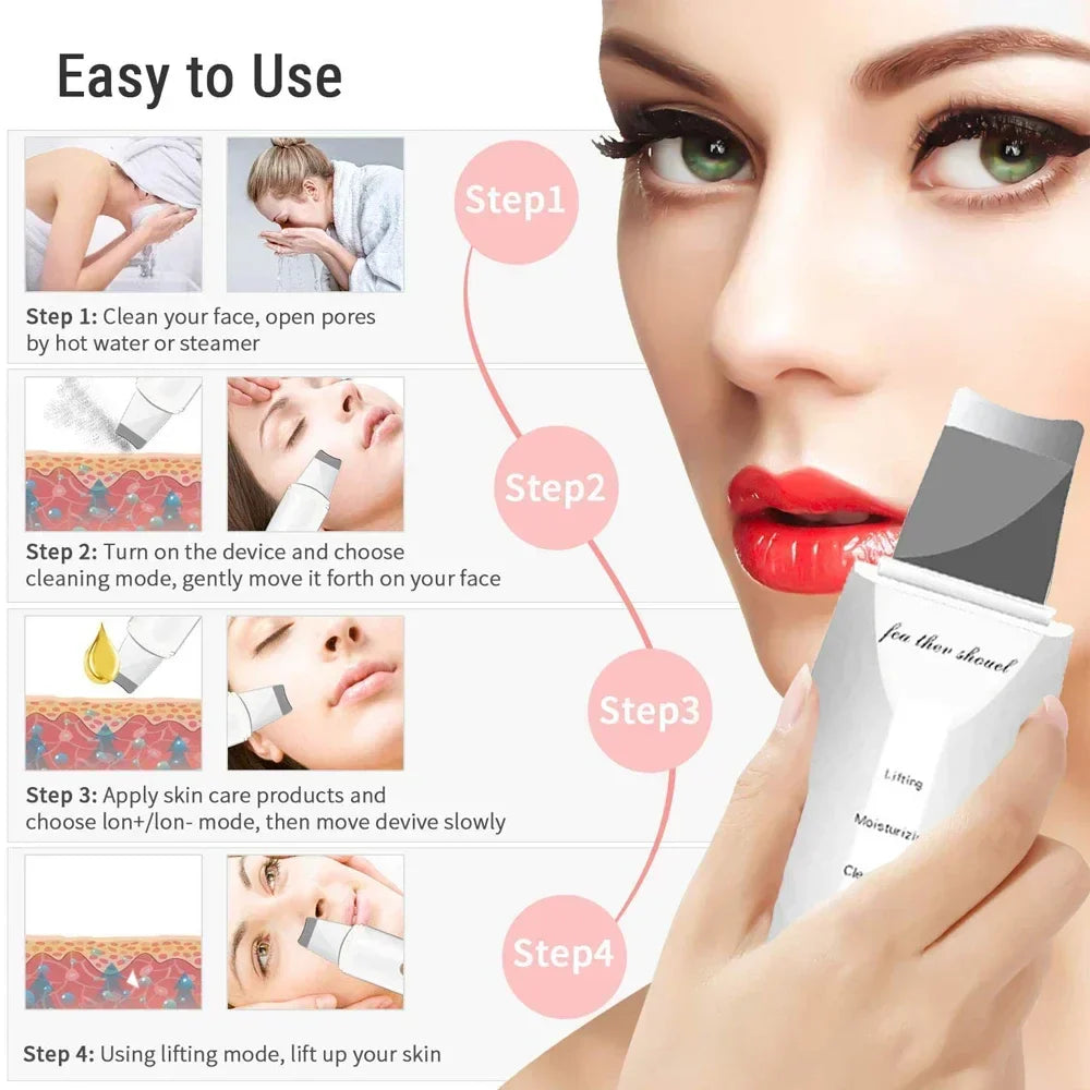 Electric Facial Pore Cleansing Spatula